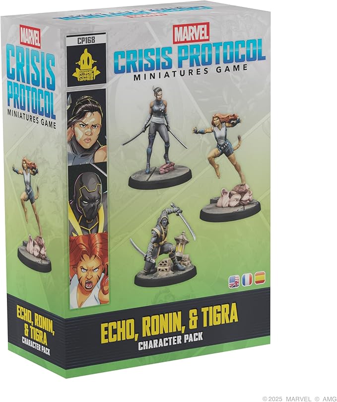 Asmodee Marvel: Crisis Protocol Echo Ronin &amp Tigra Character Pack - Agile Martial Artists &amp Mystical Fighter Tabletop Superhero Game Ages 14+ 2 Players 90 Min Playtime