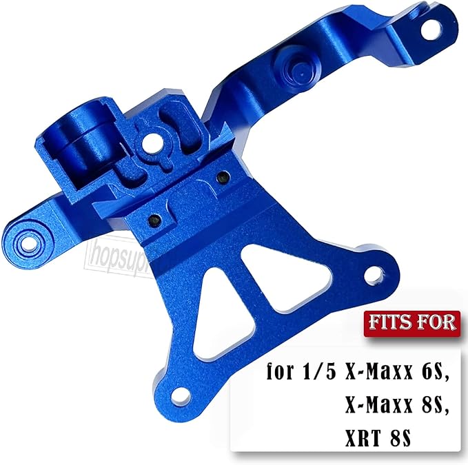 RC Steering Bellcrank Support Upgrades Part for 1/5 X-Maxx 6SX-Maxx 8SXRT 8S Monster TruckAluminum Steering Bellcrank Support Hops Up7746 Navy Blue