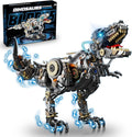 Mechanical Dinosaur Building Block Set with Light Compatible with Lego Dinosaur STEM Tyrannosaurus Model Collection Toys for Home Office Decor for Boys Adults 1268 PCS