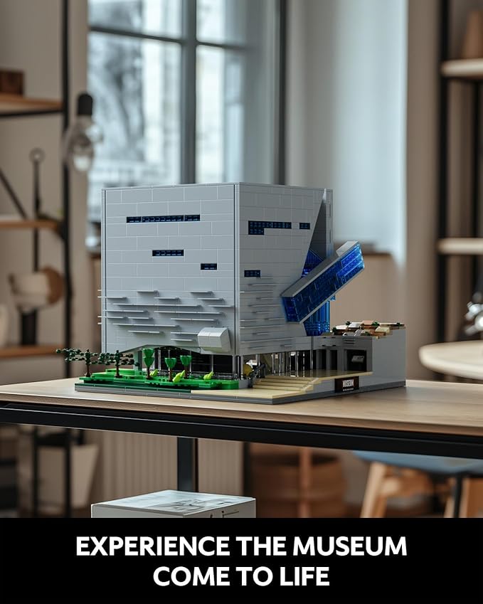 Nifeliz Museum of Nature and Science Building Set Gift Idea for Lovers of Museums Buildable Display Model Addition to The Modular Buildings Collection (3373 PCS NF10286)