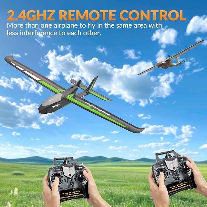 RC Plane Ranger600 Stunt 4 Channel Glider Remote Control Airplane Ready to Fly 2.4Ghz RC Airplane with Xpilot Stabilization System &amp One Key Aerobatic for BeginnersAdults