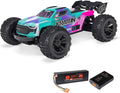 ARRMA 1/16 Mini Kraton 3S DSC 4X4 RTR Brushless Speed Truck (3S Battery &amp Charger Included) Teal/Pink ARA2508ST2