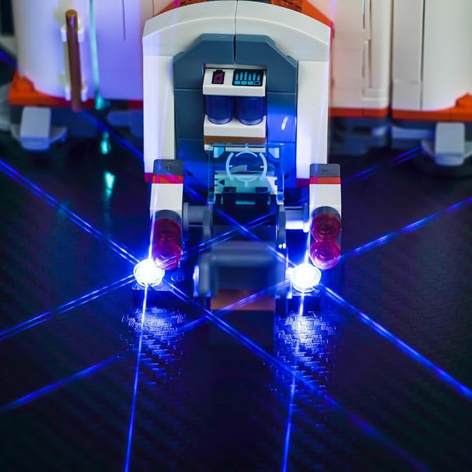 Upgraded Led Light Kit for Lego Space Science Lab Building Set Compatible with Lego 60439 (Model Not Included)