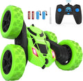 RC Stunt Car for Kids Ages 6–12 Double-Sided Remote Control Car with LED Lights 4WD Electric Toy Vehicle USB Rechargeable Perfect Birthday Holiday for Boys &amp Girls