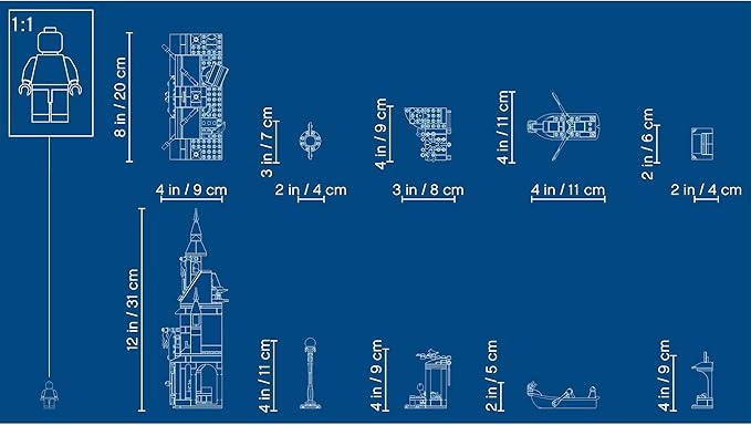 LEGO Disney Frozen II Arendelle Castle Village 41167 Toy Castle Building Set with Popular Frozen Characters for Imaginative Play (521 Pieces)