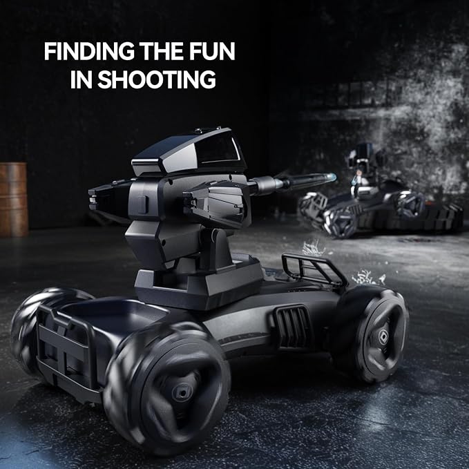 V997 RC Big Truck : 4X4 Large Off-Road RC Car for Adults1:8 Large RC Car Educational STEM Car &amp Programming &amp Water Bombs Battle120Mins Play Time for Adults and Age 14+ (Black)