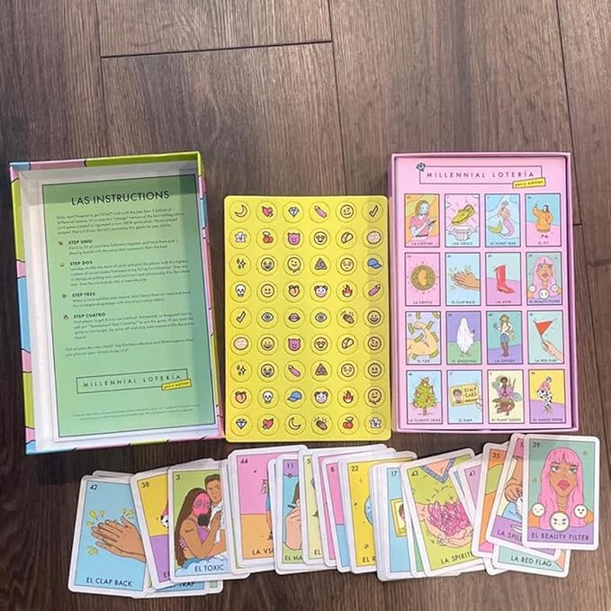 Blue Star Press Millennial Loteria Board Game: Gen Z Edition