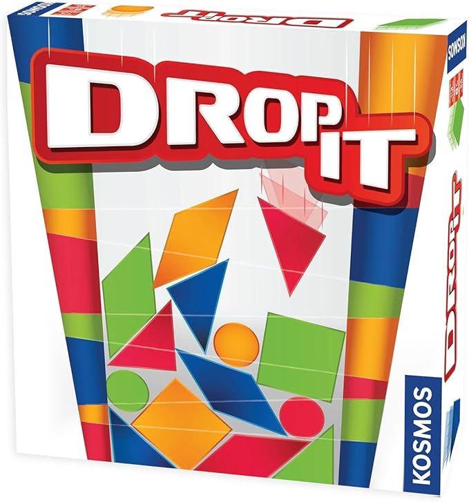 Drop It – A Fun Family Strategy &amp Dexerity Game by Kosmos Games Parents’ Choice Silver Award Winner Play Individually or on Teams Ages 8+ Fun for Kids Adults Family Game Nights