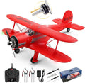 CKYSCHN WLtoys A300 4-Ch RC Plane Beechcraft D-17 RC Airplanes with Lights 6G/3D Brushless RC Planes with 2 Batteries 2.4G Remote Control RC Airplanes Gifts for Adults