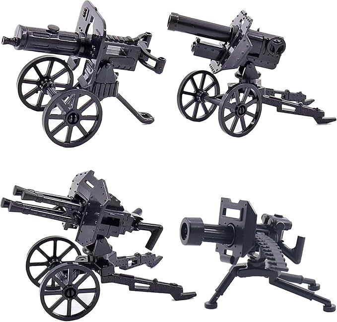 WW2 Building Set Action Figures with Weapon Accessories World War 2 Battle Pack Idea Gifts for Kids (154 Pcs)