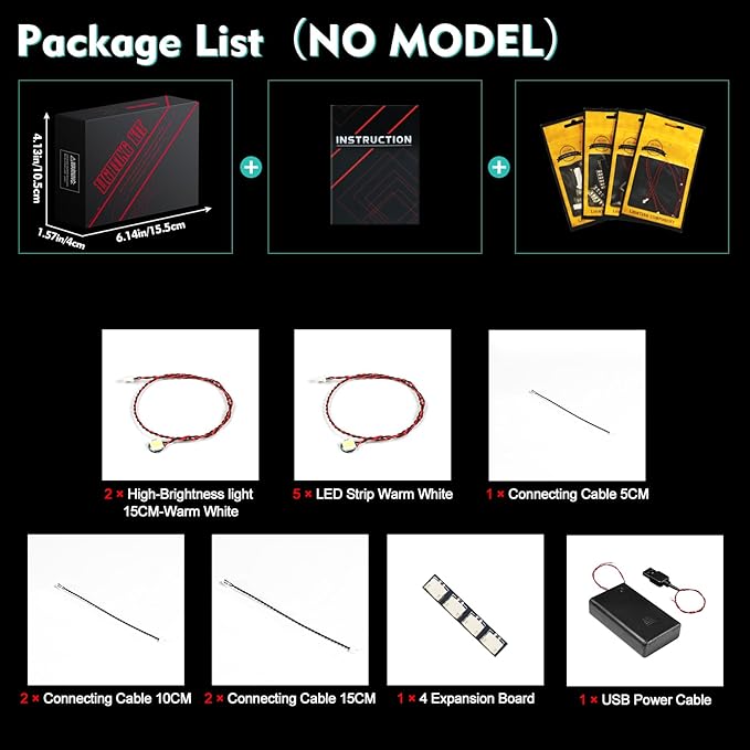 LED Light Kit Compatible with Lego 60423 Downtown Streetcar and Station (No Models Only Light) Creative Lighting Set Accessories Compatible with Lego 60423 Set