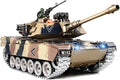 1:18 RC Tank 2.4G US Metal M1A2 Remote Control Tank That Shoot BBS Model Toys Army Toy with Smoke Lights Sound and RecoilMilitary RC Vehicle for Adults and Kids 6+ Year Old
