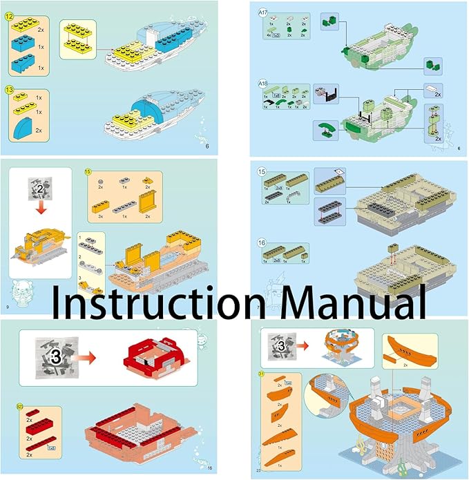 for Age 6+ Building Block Octonauts Ocean Adventure GUP-S Polar Exploration Vehicle &amp Barnacles kwazii 275pcs Building Brick Set-No Package Box (3704)