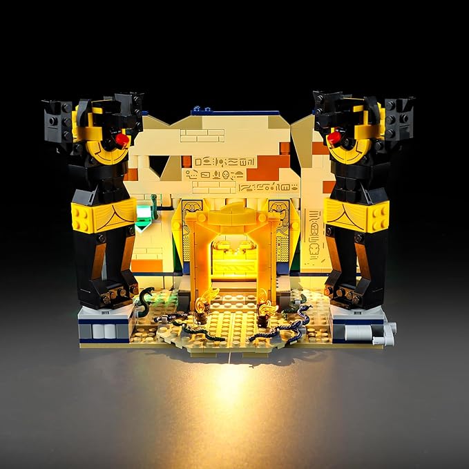 LED Light Kit for Lego 77013 Escape from The Lost Tomb Set Compatible with Lego 77013 Building Blocks Model(Not Include Blocks Set)