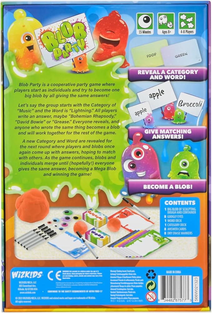 WizKids Blob Party | Party Game | Easy to Learn | Family Board Game