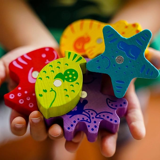 HABA My Very First Games - Here Fishy Fishy! Magnetic Fishing Game Ages 2+ Made in Germany Toddler Games Learning Toys Preschool Toys