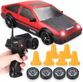 Liberty Imports RC Drift Car 1/24 2.4GHz 4WD Remote Control Sport Racing On-Road Vehicle with LED Light Batteries and Drift Tires (Style 5)