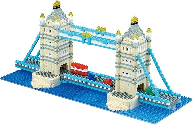 nanoblock - World Famous - Tower Bridge Deluxe Edition Advanced Hobby Series Building Kit