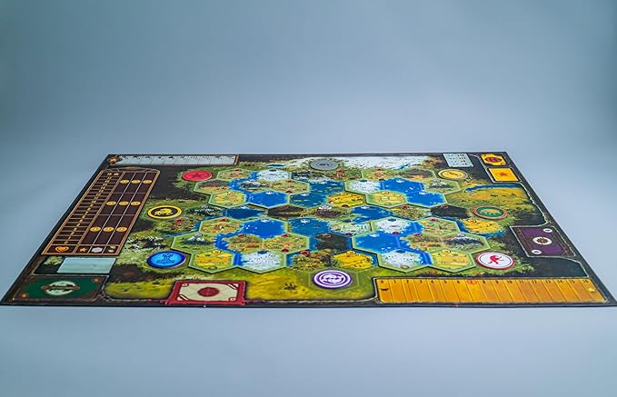 Stonemaier Games: Scythe Modular Board | Change The Map and Faction Locations to Add Variability to Game Set Up | Add to Scythe (Base Game) | 1-7 Players