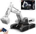 Mould King 17079 RC Excavator Building Set Construction Digger with 8 Motors Collectible Truck Model Kit for Men &amp Women STEM Engineering Toys for Adults(3195 Pieces)