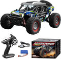 1/16 Brushless Fast RC Desert Car for Adults Top Speed 37mph Electric Off-Road RC Monster Trucks 4X4 Remote Control High Speed RC Car for Sand Land Hobby Toy Gifts SCY-16106PRO (Blue)