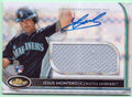 Jesus Montero 2012 Topps Finest Rookie Jumbo Relic Worn Jersey X-Fractor Autograph Rookie #AJR-JM - 040/299 - Seattle Mariners