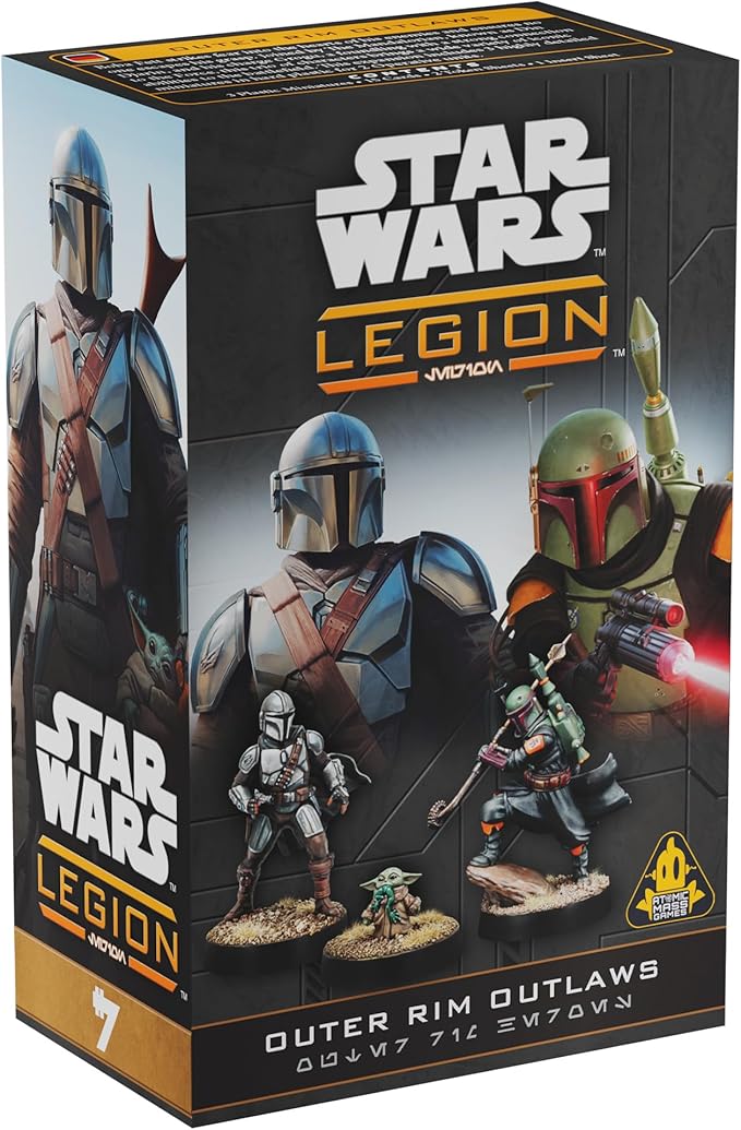 Asmodee Star Wars: Legion Outer Rim Outlaws Character Pack - Tabletop Miniatures Game Strategy Game for Kids and Adults Ages 14+ 2 Players 3 Hour Playtime