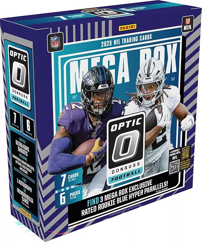 2025 Donruss Optic Football Mega Box (42 Cards/Box)