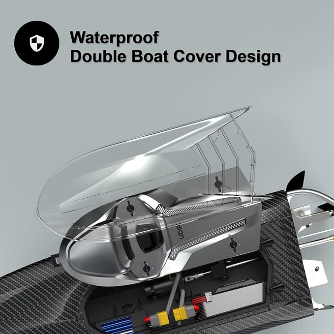 Cheerwing 25 Brushless RC Boat for Adults 30+MPH Fast Remote Control Boat for Lakes and Pools