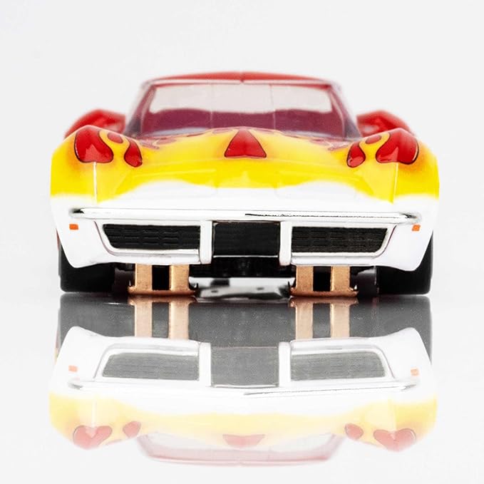 AFX 1970 Corvette Red/Yellow Wildfire HO Scale Slot Car