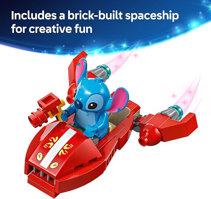 LEGO Disney Lilo and Stitch Beach House Toy - Building Playset for Kids Girls and Boys Ages 9+ - Includes 5 Minifigures - Disney Gift Idea for Fans of Lilo &amp Stitch Movie - 43268