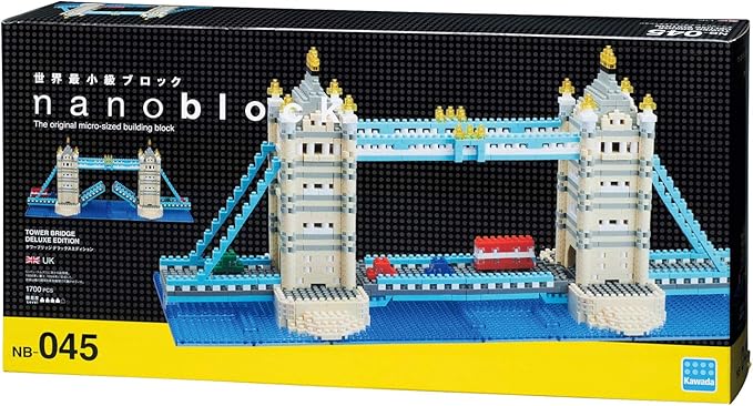 nanoblock - World Famous - Tower Bridge Deluxe Edition Advanced Hobby Series Building Kit
