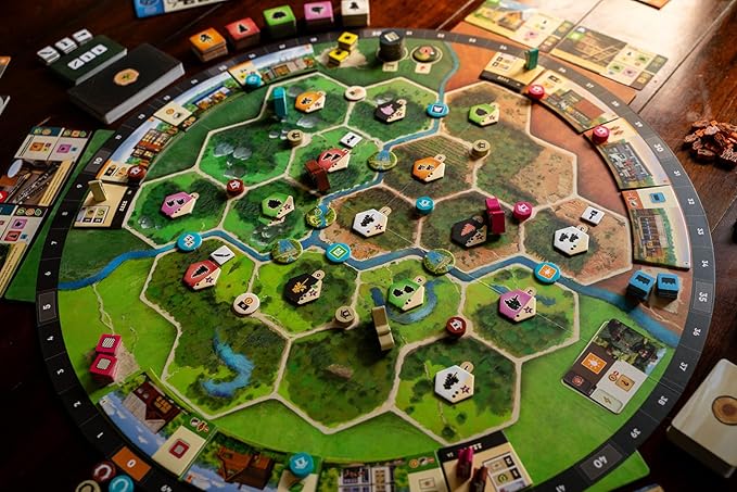 Capstone Games Forestry Board Game | 1-4 Players 90 Min Playtime 14+ Age | Strategy Resource Management Eco-Friendly Forest Management Board Game for Adults &amp Family