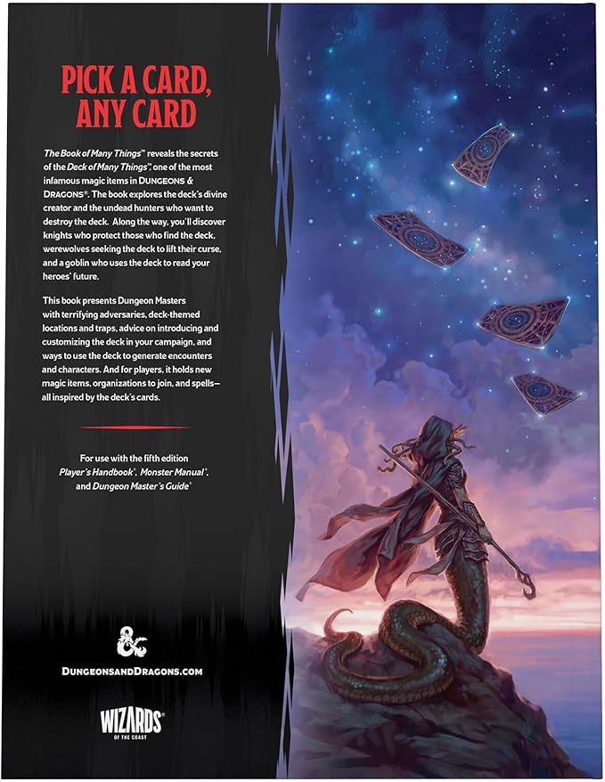 Dungeons &amp Dragons The Deck of Many Things - Includes The Book of Many Things