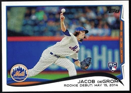 2014 Topps Update Jacob DeGrom New York Mets Baseball Rookie Card #US-57