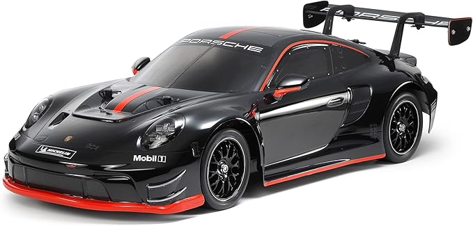 Tamiya 47512 1:10 RC Porsche 911 GT3R (992) Varnished TT-02 - Remote Controlled Car Vehicle Model Making Assembly Hobby RC Building Kit