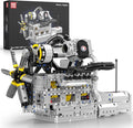 Mould King 10214 Engine Model kit That Runs Build Your Own Cars 4-Speed Transmission Engine That Works Engineering Kit for Display Collection STEM Kit Gift for Adults 14+ Teens/Adult (2177 Pcs)