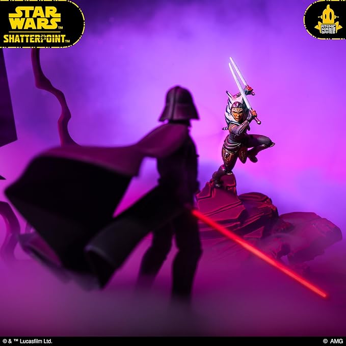 Asmodee Star Wars Shatterpoint I Am No Jedi Duel Pack - Includes Ahsoka Tano &amp Darth Vader Tabletop Miniatures Strategy Game for Kids and Adults Ages 14+ 2 Players 90 Min Playtime