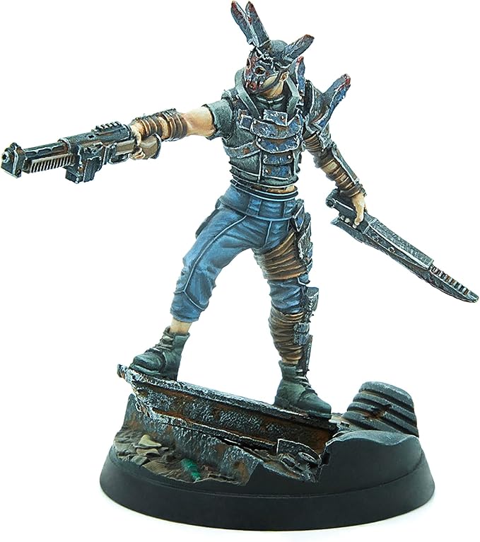 Modiphius Entertainment: Fallout: Wasteand Warfare Raiders - Disciples Leaders - 3 Figures Nuka World Wave 32mm Multi-Part Resin Unpainted Mniatures