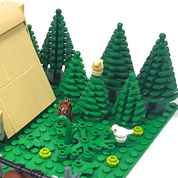 Universal Urban Camping Building Set Outdoor Forest Tent Adventure Toy Can Be Used to Build Tents Bonfires and Camping Can be Used with Lego(Pcs181)