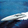 25 Inch UDI005 Large Hobby Remote Control Boat for Adults Experts 14y+ RC Brushless Watercraft 50km/h 31mph 3S Battery 4WD Full-Functions RC Sail White