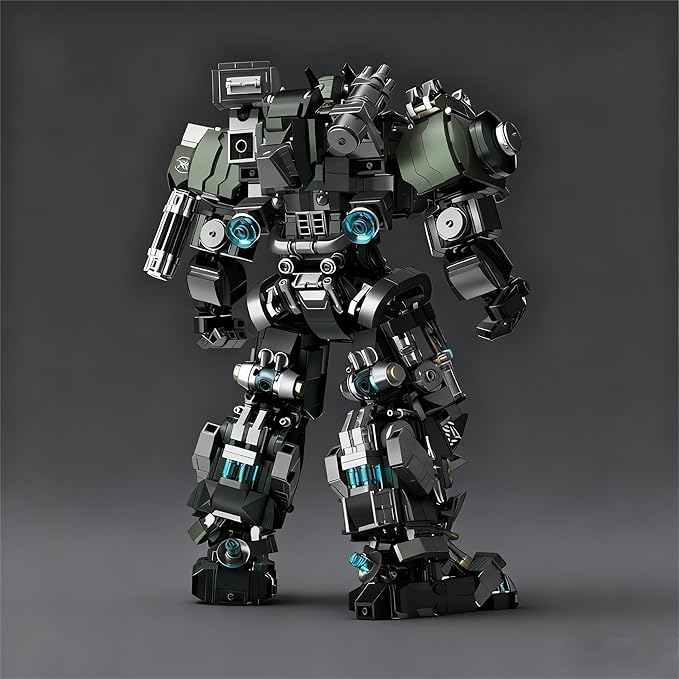 Weapon Mech Building Blocks Set for AdultsCompatible with Lego Mech Robot Model Building Kit for Boys 8-14 Toys for Teens