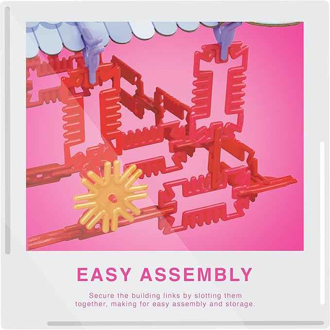 Unicorn Barn | Build-Your-Own Magical Animals Farm Play Set Kids 3D Puzzle Toy - STEM Girl Toys Ages 6-7 and Up
