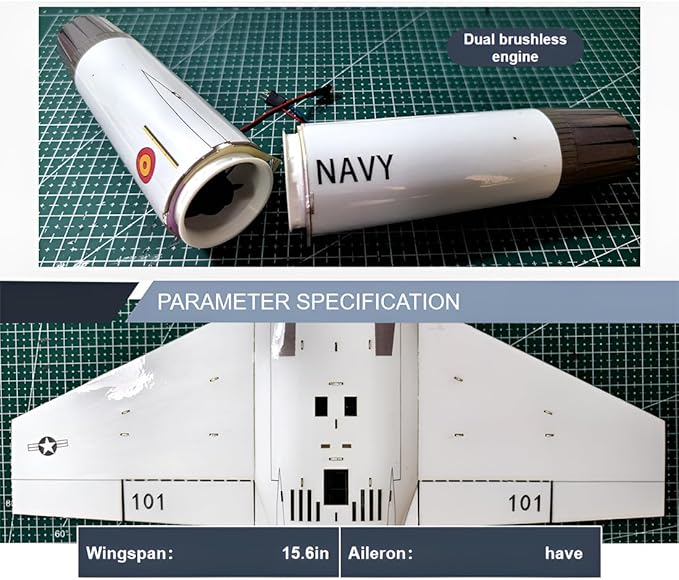 Fighter Jet Model F-18 395mm Wingspan Mini EPP 30mm Ducted Fan Fixed-Wing RC Airplane Aircraft Model for Collection and Gifts (PNP)
