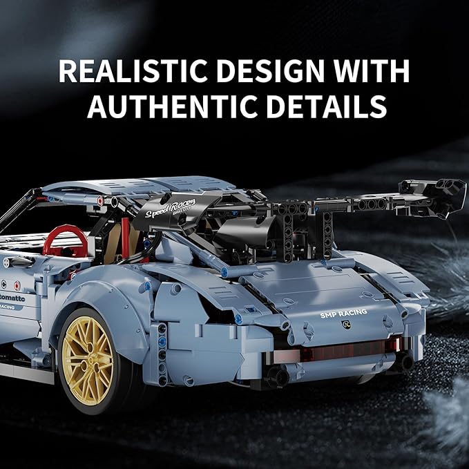 Sports Car Building Block Kits for Adults Challenging Racing Car Model Building Sets Super Cars Display Model Collectible Birthday Gifts for 14 15 16+ Years Old Boys Teenage Boys(2100PCS)