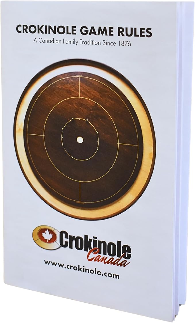 The Royal Red - Tournament Style Crokinole Board Game Set (Meets NCA Standards)