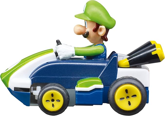 Carrera RC Mario Kart Mini RC Luigi for Children and Adults Boys &amp Girls Unique Original Licence Instant Driving Fun with Ready to Run Green