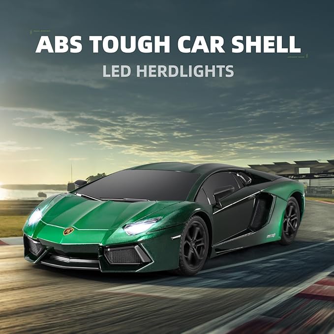 MIEBELY Lamboghini RC Car - 1:24 Scale Lambo Toy 3.7V 500mAh LP700 Fast Remote Control Car for Boys 8-12 Rc Race Model Birthday Gifts for Kids Adults Boys Girls Age 6-12 Year Old