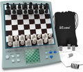 iCore Electronic Chess Set Talking Chess Master Pro 30 Skill Levels and 14 Brain Games 1 or 2-Player Modes for All Ages