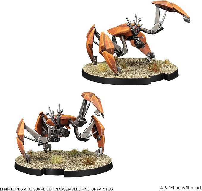 Star Wars: Legion LM-432 Crab Droid Unit Expansion - Tabletop Miniatures Game Strategy Game for Kids and Adults Ages 14+ 2 Players 3 Hour Playtime Made by Atomic Mass Games